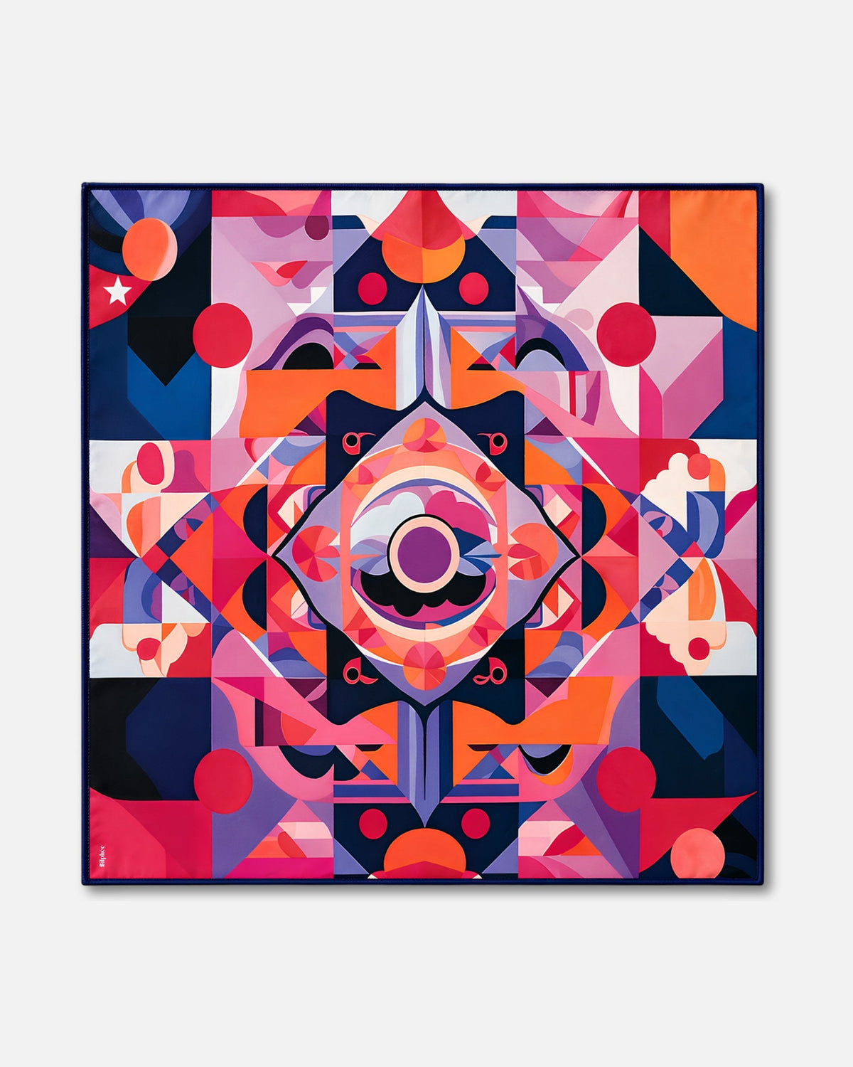 À plat · palette froide